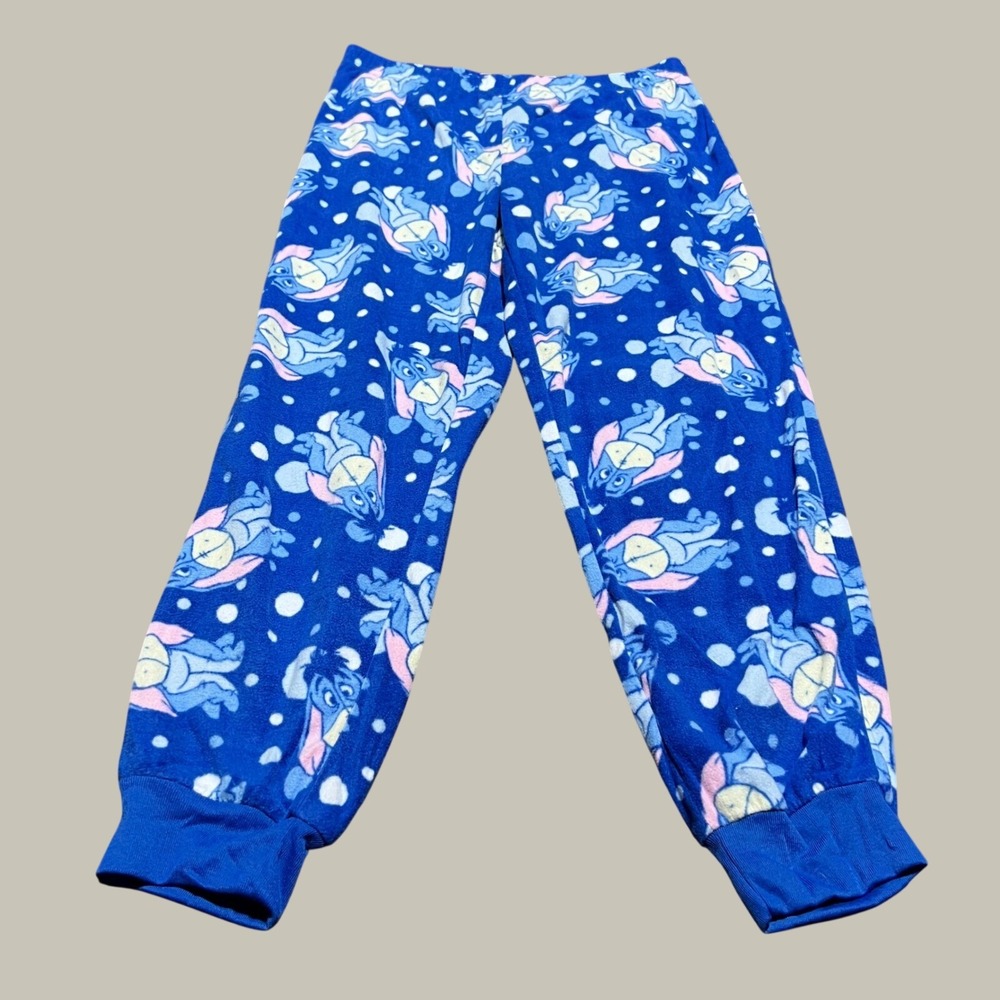 Disney Eeyore Fleece Pajama Pants Blue Winnie the Pooh Joggers Small RN82457